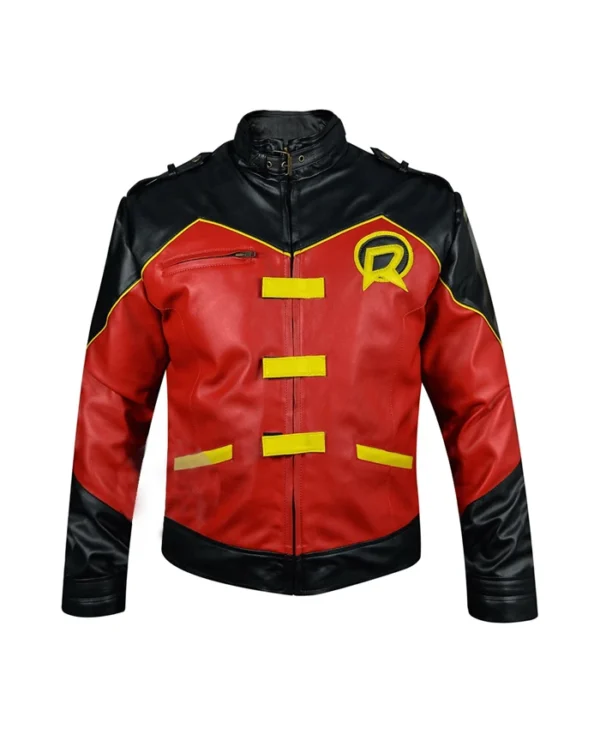 Batman Red Leather Jacket