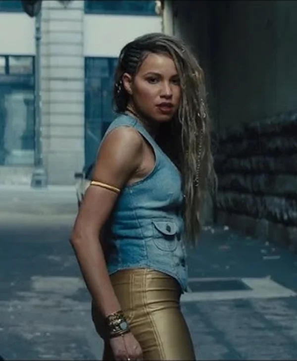 Birds Prey Black Canary Denim Vest