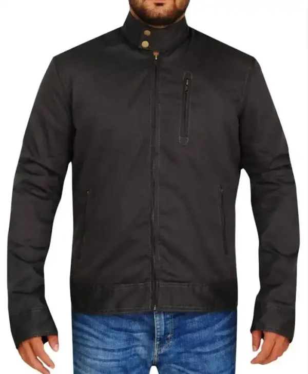 Bob Lee Swagger Shooter Black Bomber Jacket