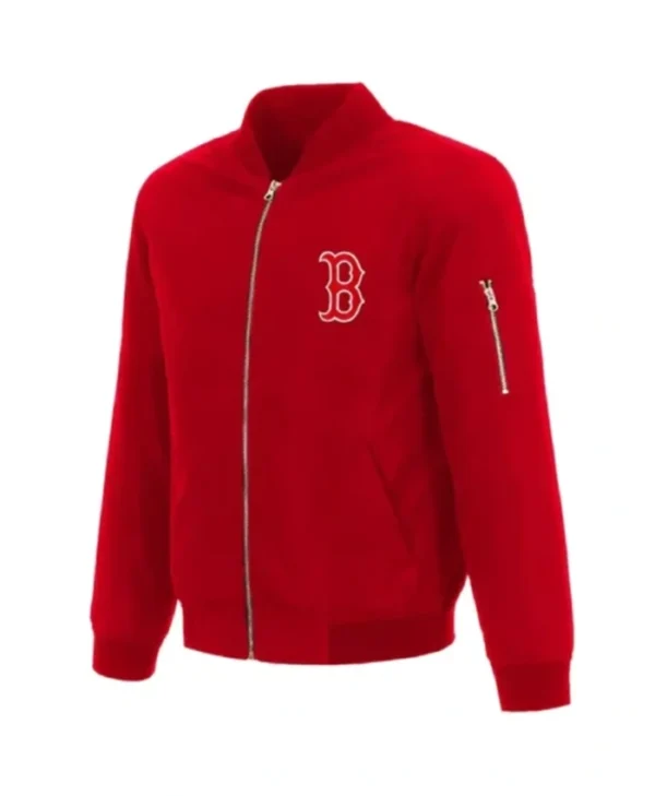 Boston Red Sox Red Vintage Bomber Stylish Jacket