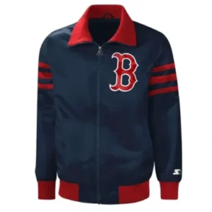 Boston Red Sox The Captain II Navy Blue Bomber Jacket