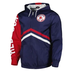 Boston Red Sox Undeniable Full-Zip Windbreaker Bomber Jacket