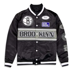 Brooklyn Nets Rally Drive 2024 Varsity Jacket