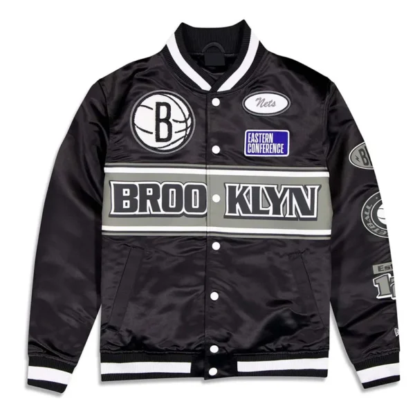 Brooklyn Nets Rally Drive 2024 Varsity Jacket