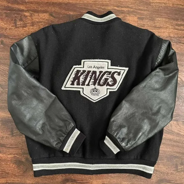 Buy Now 90s Los Angeles Kings Black Varsity Jacket For Unisex