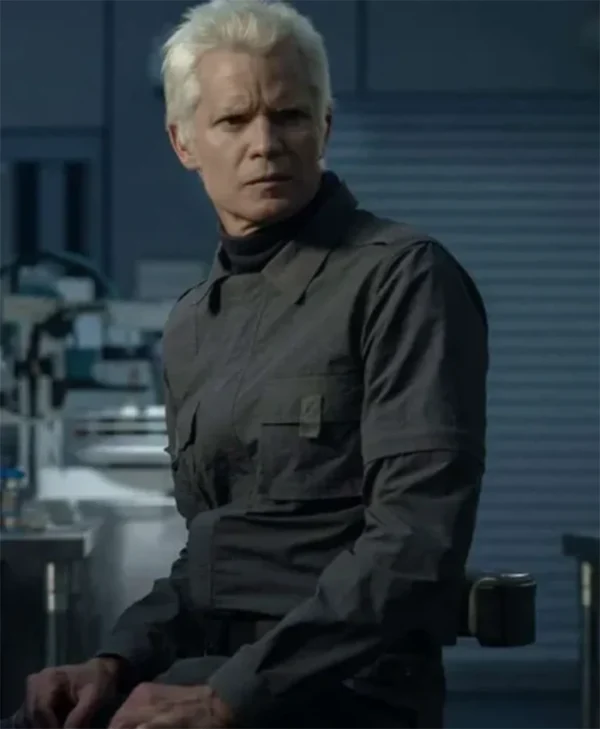 Buy Now Alien Earth 2025 Timothy Olyphant Black Bomber Jacket