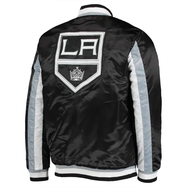 Buy Now Black-Gray Los Angeles Kings The Ace Varsity Jacket For Unisex