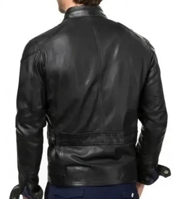 Buy Now Bluster Men Biker Bomber Leather Jacket For Unisex