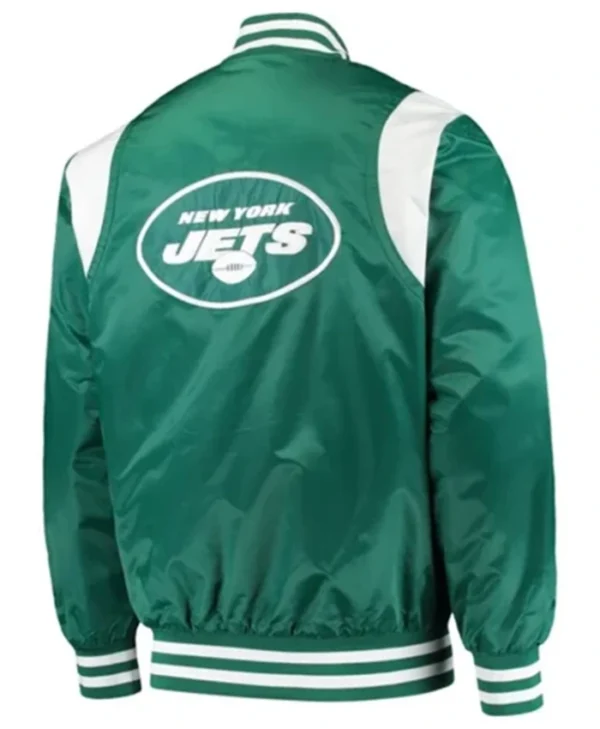 Buy Now Buy Now New York Jets Midweight Varsity White Jacket For Unisex For Unisex
