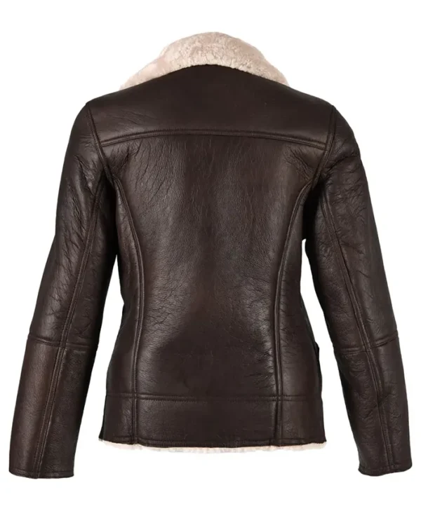 Buy Now Cameron Shearling Sheepskin Dark Brown Jacket For Unisex