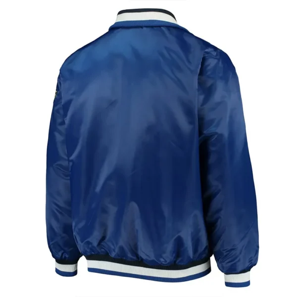 Captain II St. Louis Blues Satin Bomber Jacket - Image 2