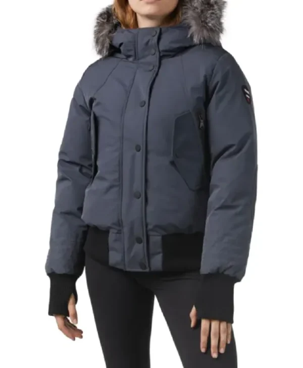 Buy Now Chicago PD S12 Marina Squerciati Blue Hooded Stylish Jacket
