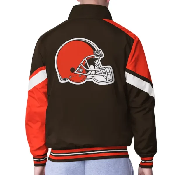 Cleveland Browns Strong Arm Brown Jacket - Image 2