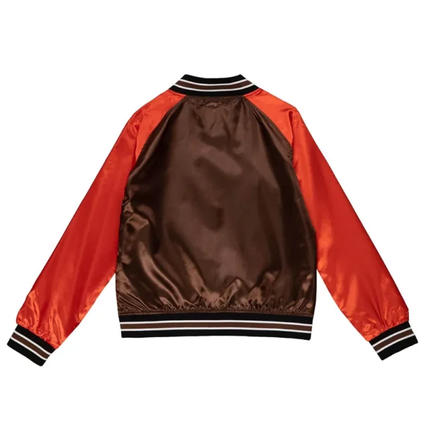 Buy Now Cleveland Browns Team 2.0 Brown and Orange Jacket For Unisex