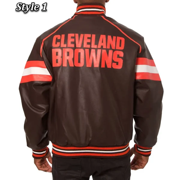 Buy Now Cleveland Browns Varsity Brown Jacket For Unisex