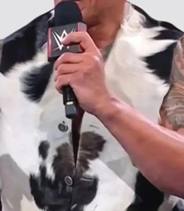 Buy Now Cowhide From 90s The Rock On Raw Fur Leather Vest For Unisex