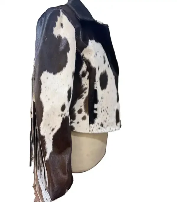 Cowhide Multicolor Stylish Leather Jacket - Image 2