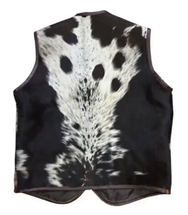 Buy Now Cowhide Unique Multicolor Fur Vest