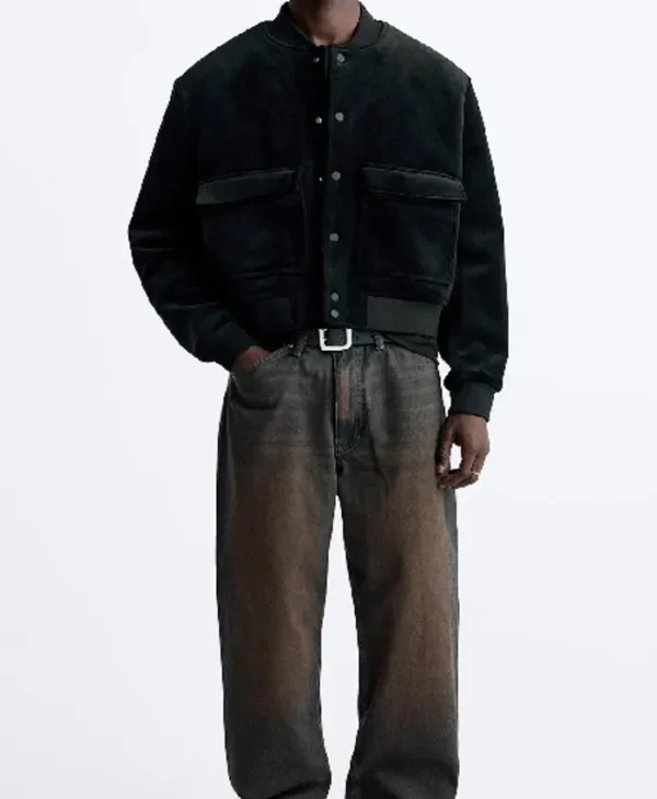 Buy Now Drew Barrymore Show 2025 Nate Burleson Velvet Stylish Jacket