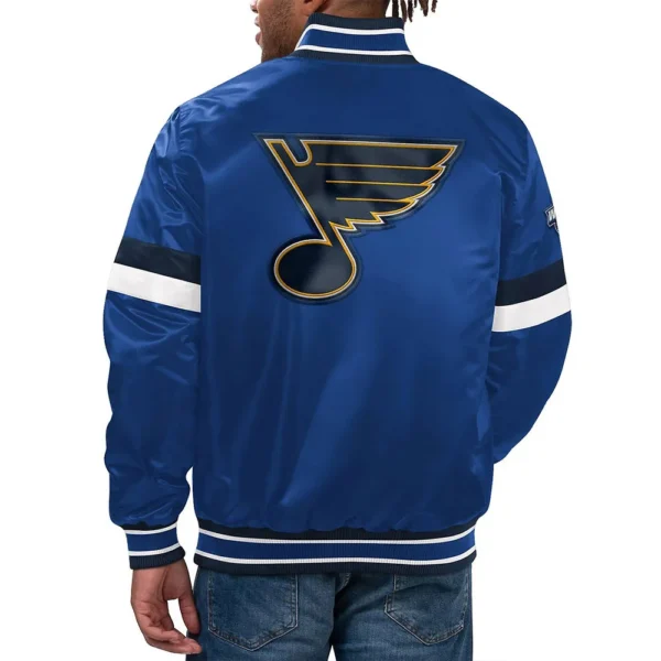 Buy Now Home Game St. Louis Blues Varsity Jacket For Unisex