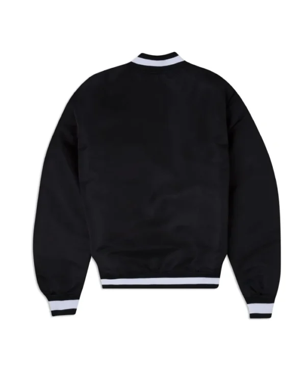 Houston Astros Logo Select Black Varsity Jacket - Image 2
