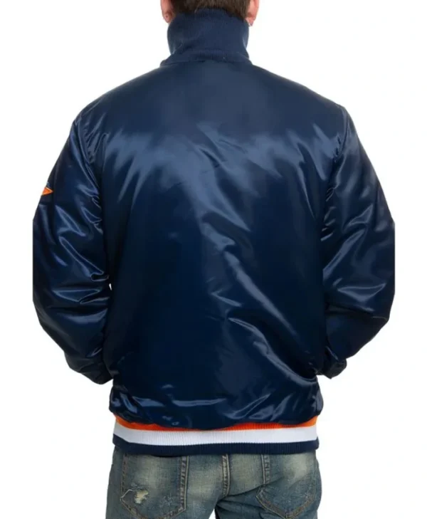Houston Astros Navy Full-Zip Varsity Bomber Jacket - Image 2