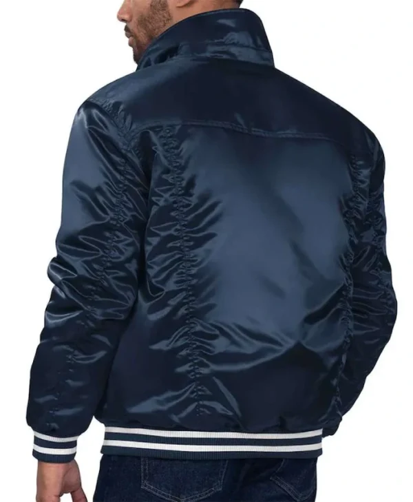 Houston Astros Navy Silver Tab Trucker Varsity Jacket - Image 2