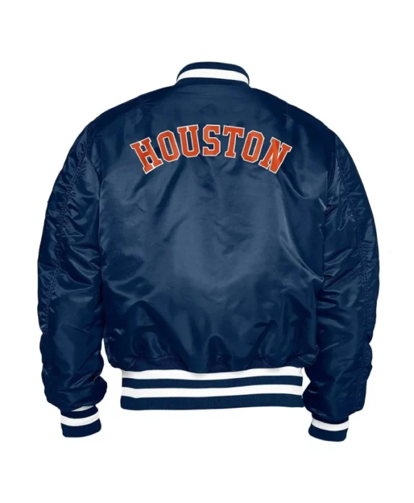 Houston Astros Stylish MA-1 Bomber Jacket - Image 2