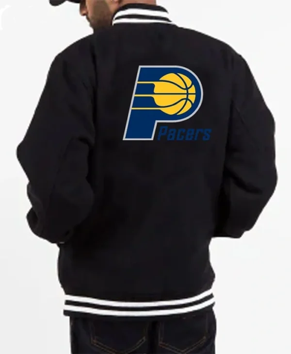Indiana Pacers Black Bomber Stylish Jacket