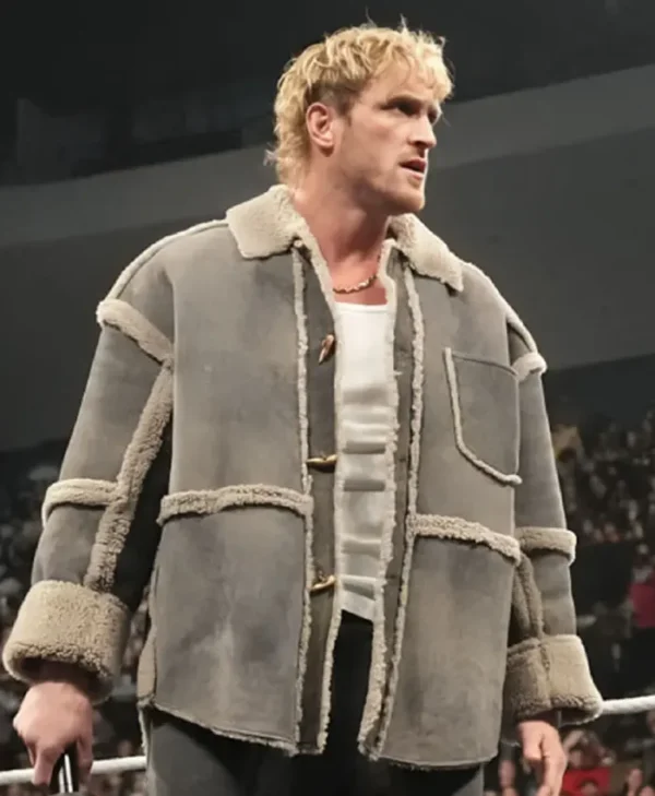 Buy Now Logan Paul Monday Night RAW Shearling Stylish Jacket