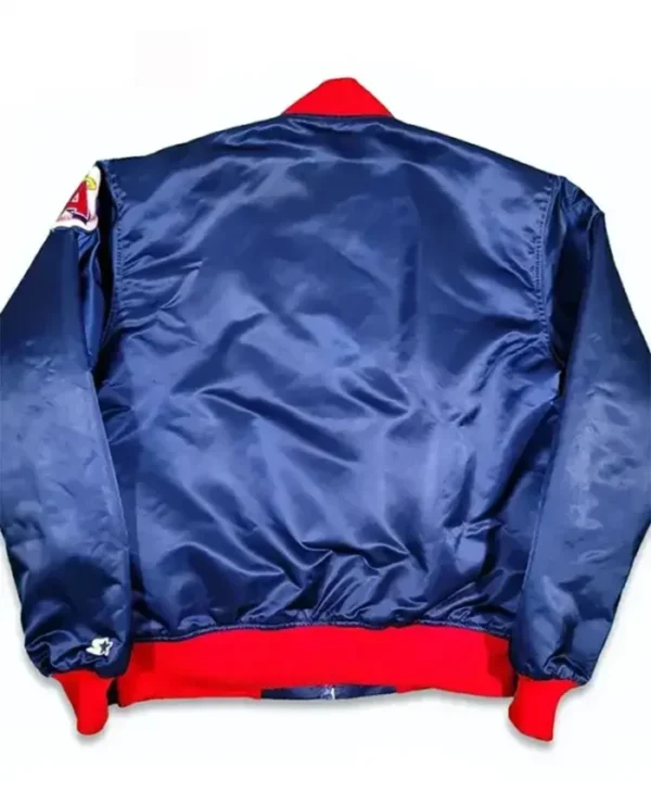 Los Angeles Angels Blue Stylish Bomber Jacket - Image 2