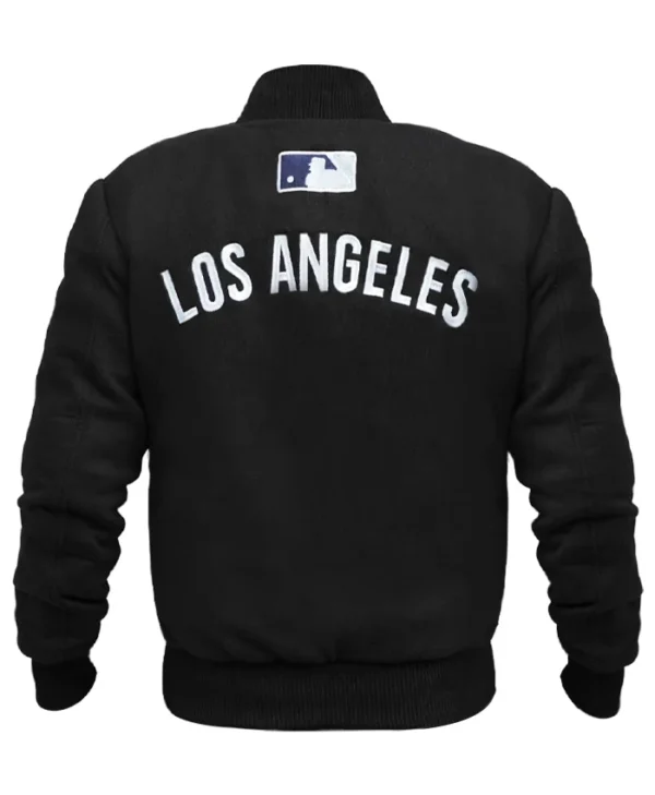 Buy Now Los Angeles Dodgers Bomber Black Jacket For Unisex