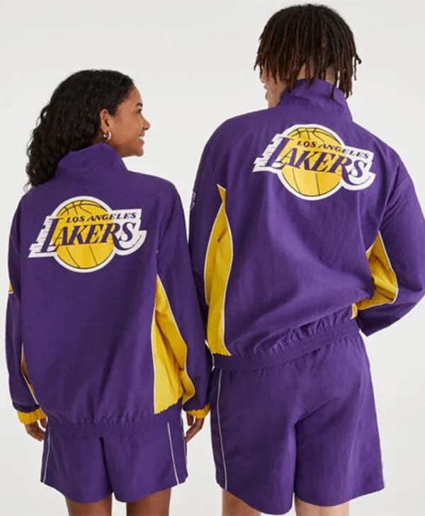 Buy Now Los Angeles Lakers Full-Zip Purple Jacket For Unisex