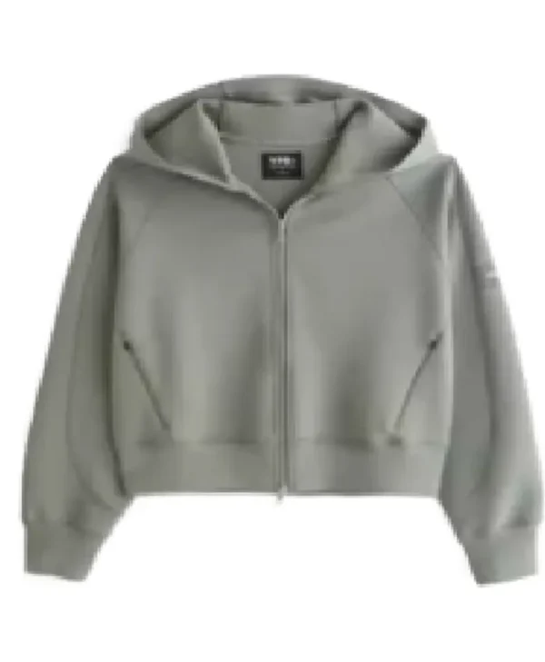 Buy Now Love is Blind Monica Danús Green Hooded Jacket For Unisex