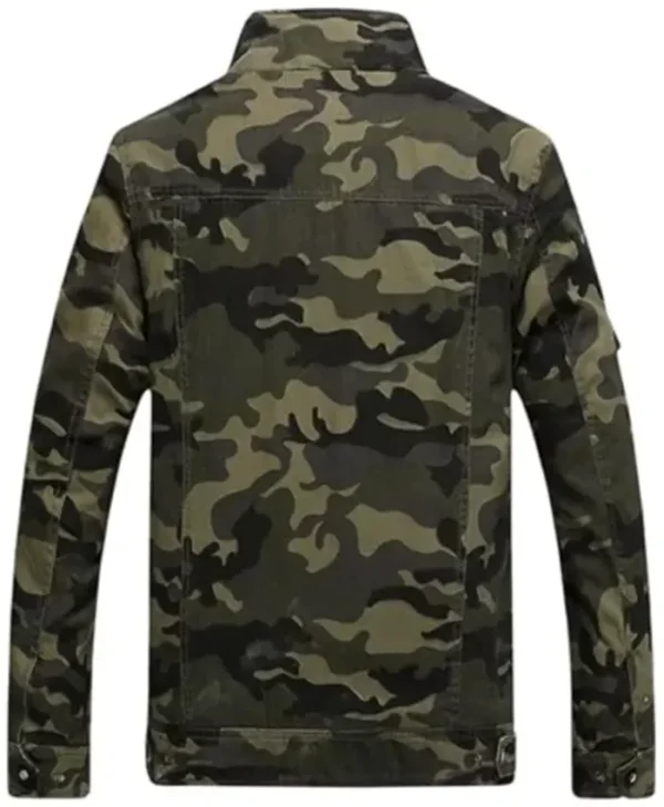 Men’s Springrain Camo Military Cotton Stylish Jacket - Image 2