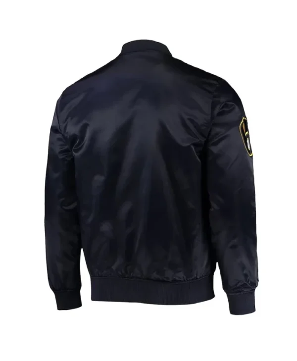 Buy Now Milwaukee Brewers Wordmark Black Varsity Jacket For Unisex