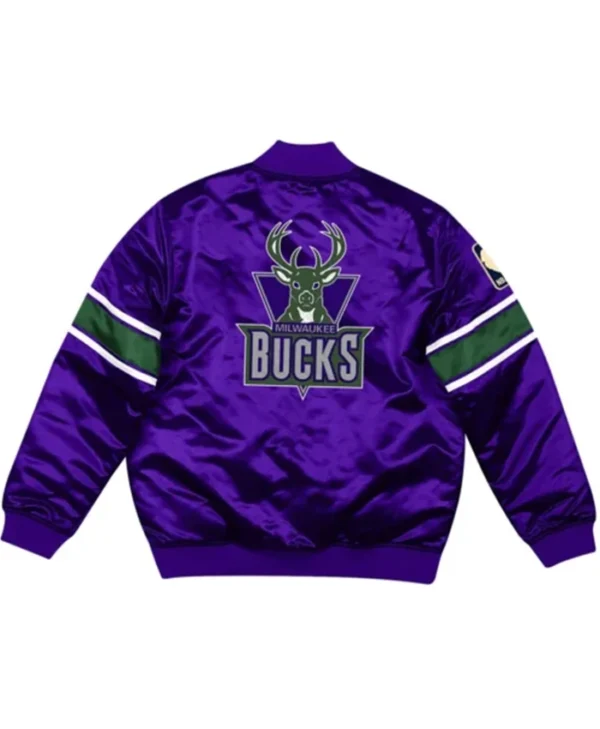 Milwaukee Bucks Heavyweight Bomber Jacket - Image 2