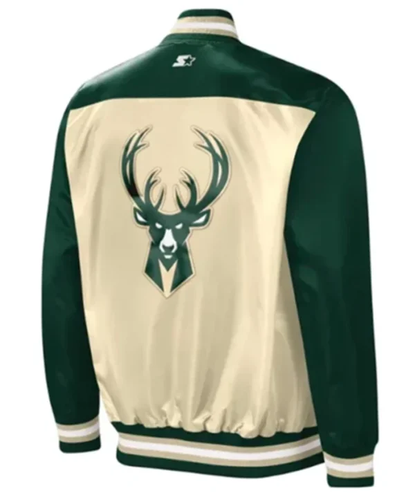 Buy Now Milwaukee Bucks The Tradition Varsity Jacket For Unisex