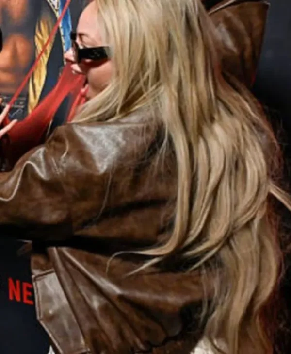 Monday Night Raw Liv Morgan Leather Stylish Jacket - Image 2