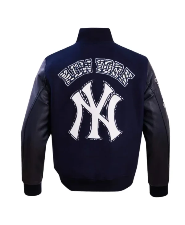 Buy Now NY Yankees Animal Print Varsity Jacket For Unisex