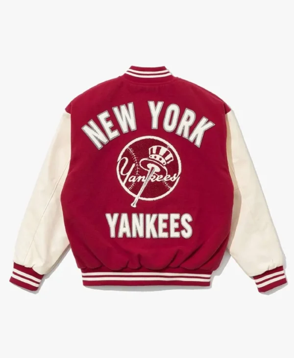Buy Now NY Yankees Baseball Dark Red Varsity Jacket For Unisex