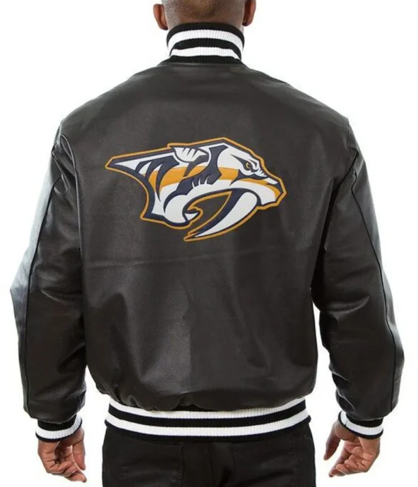 Buy Now Nashville Predators Black Leather For Unisex