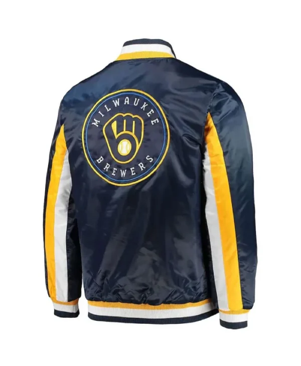 Buy Now Navy Milwaukee Brewers The Ace Jacket For Unisex