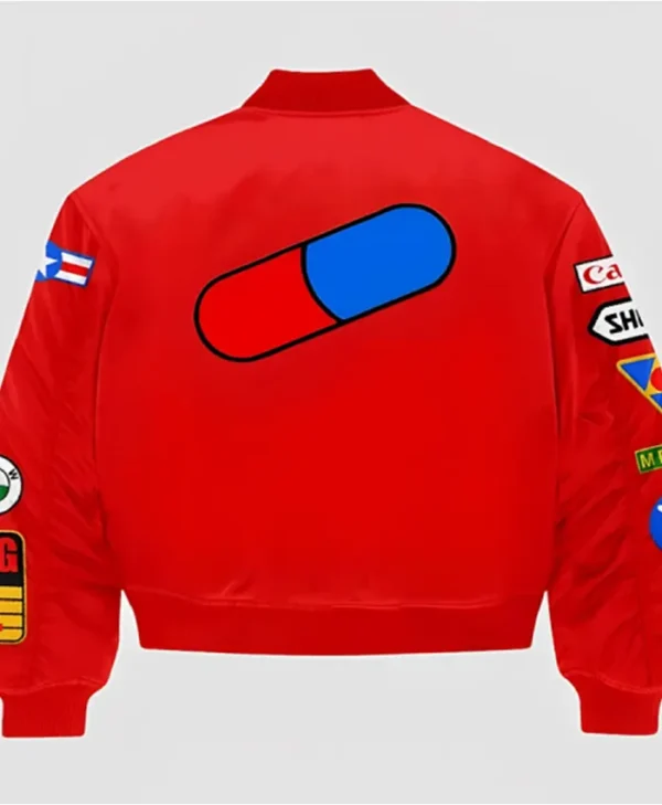 Neo-Tokyo Akira Red Stylish Bomber Jacket - Image 2