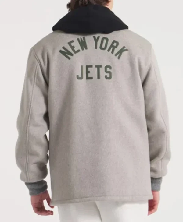 Buy Now New York Jets Coaches Grey Heather Jacket For Unisex
