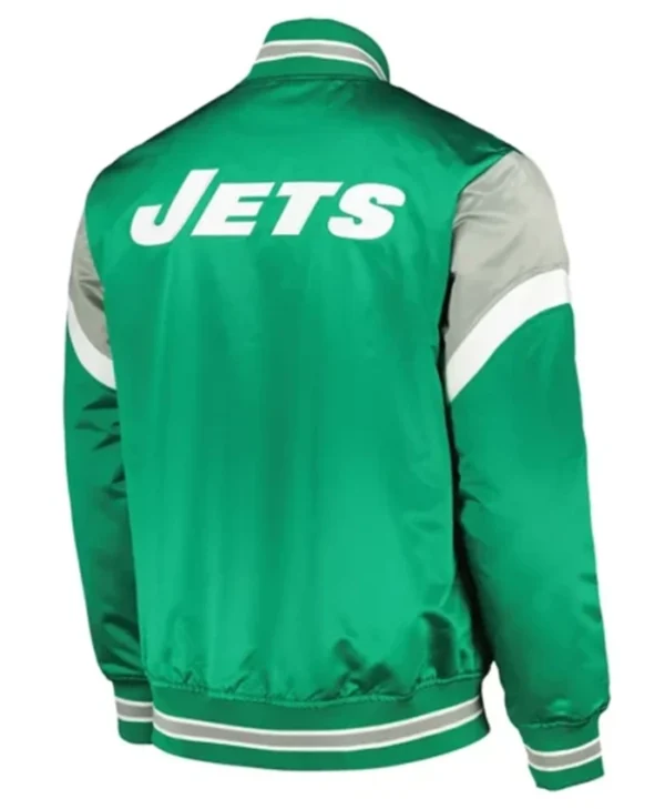Buy Now New York Jets Heavyweight Green Varsity Jacket For Unisex