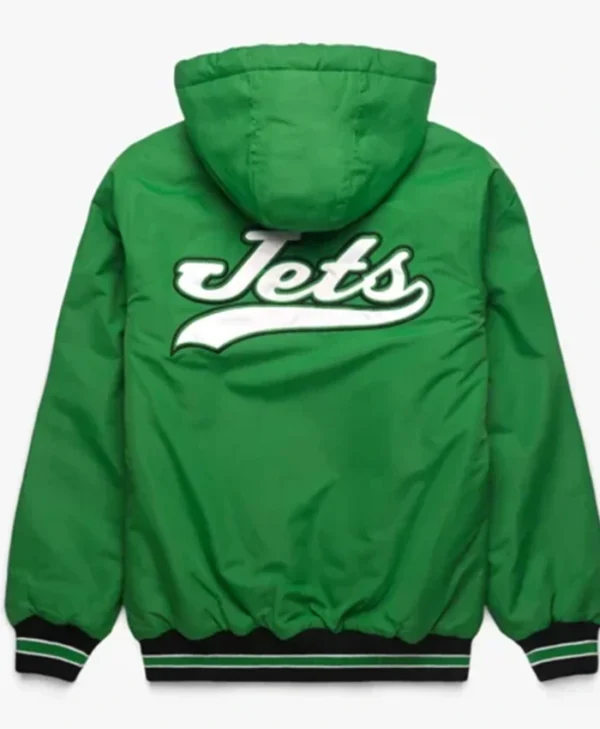 Buy Now New York Varsity Jets Green Hooded Jacket For Unisex