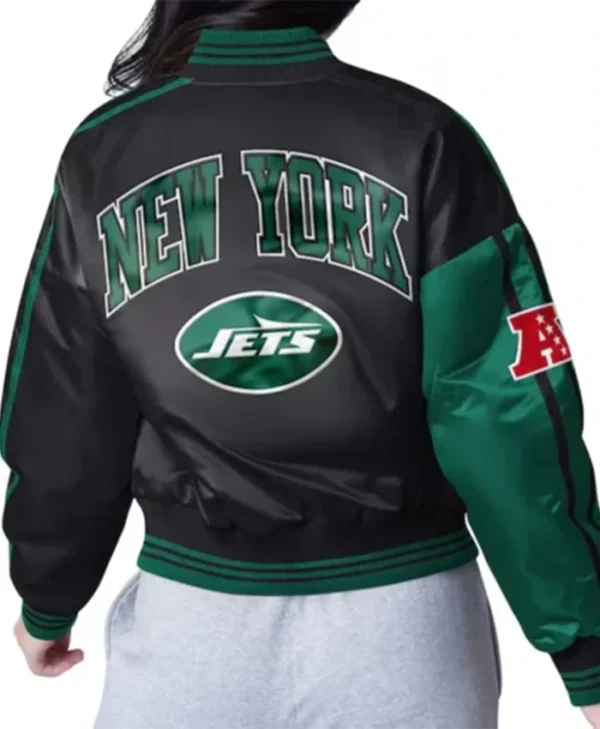 Buy Now New York Varsity Jets Zone Blitz Green And Black Jacket For Unisex