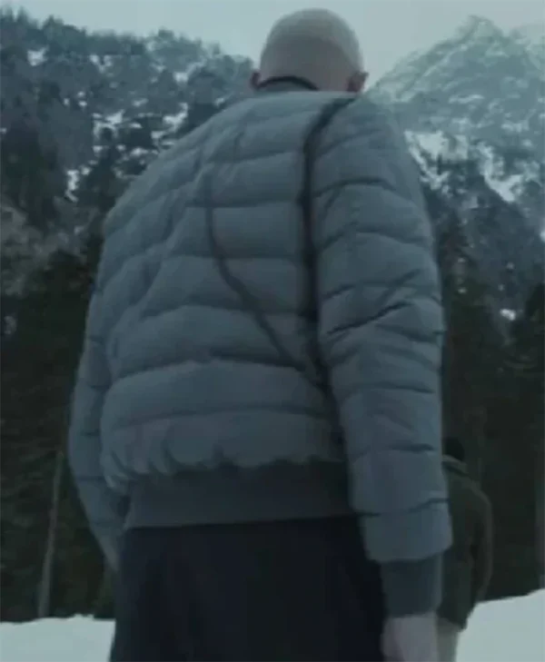 Nine Perfect Strangers S02 Mark Strong Puffer Stylish Bomber Jacket - Image 2