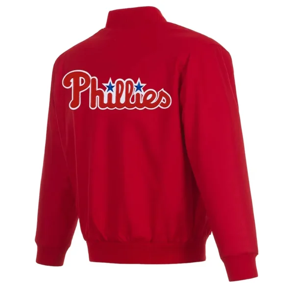 Buy Now Philadelphia Phillies Poly-Twill Varsity Jacket For Unisex